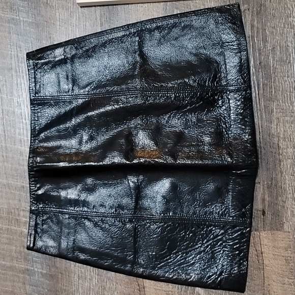 NWT Gap leather skirt button up front "Girls Size 8" NWT - Picture 2 of 6